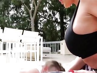 Big Caboose Big Tits Cougar Step Mom Yoga Fucking With Step Son-in-law