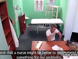 Cougar Nurse Fucks In Hospital Office